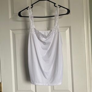 Sexy white camisole 2X